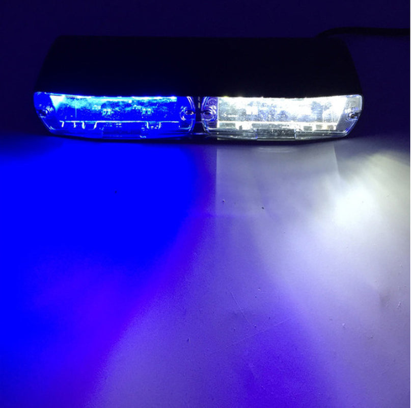 פנס אזהרה מהבהב 16 LED עם בסיס יניקה – רב־צבעי 🚨�