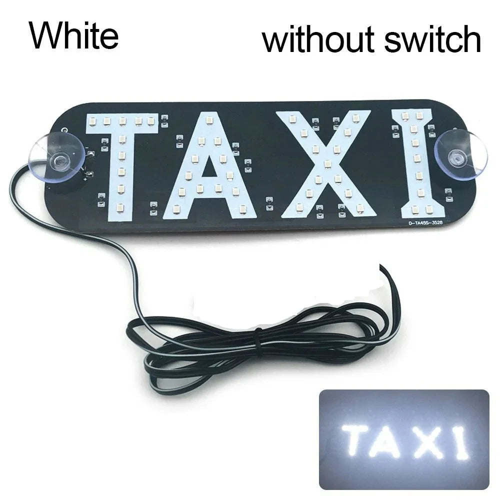 פנס מונית LED לרכב – 45 נורות SMD 2835 עם/בלי מתג