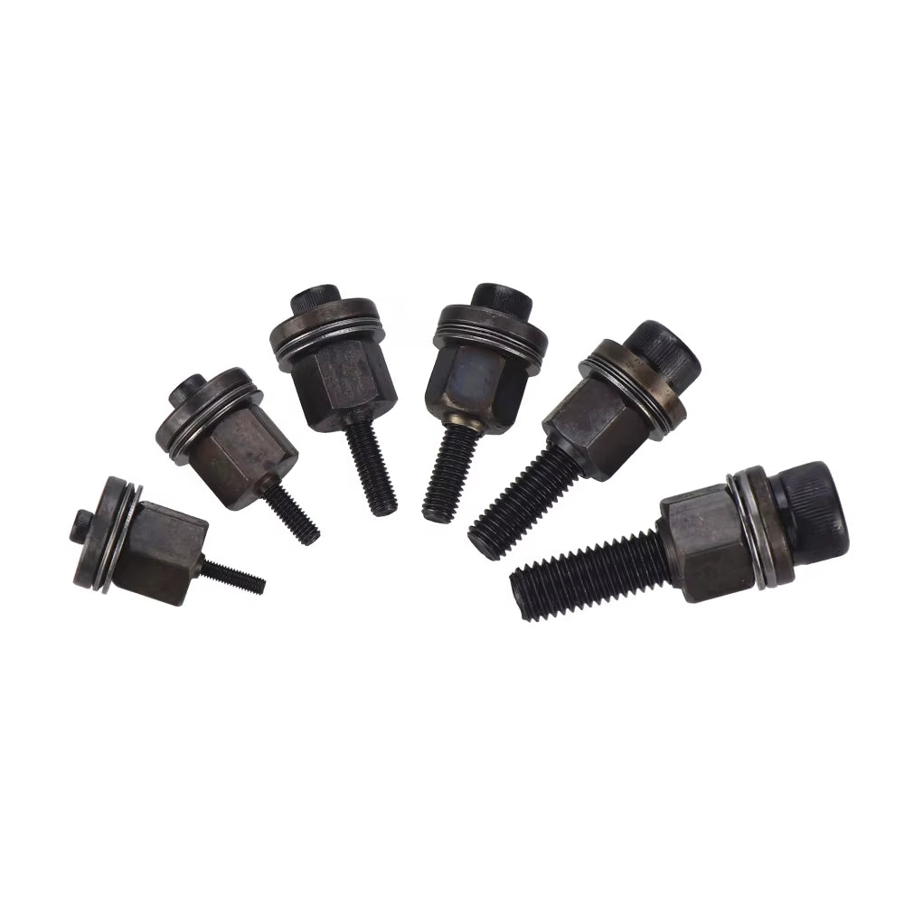 21Pcs Hand Rivet Nut Head Set Rivet Nut Tool Manual Riveter Rivnut Tool Accessory for Nuts M3 M4 M5 M6 M8 M10 M12 Simple Install