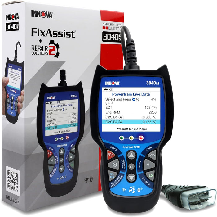 סורק תקלות OBD2 3040RS – אבחון רכב ומערכת חשמל