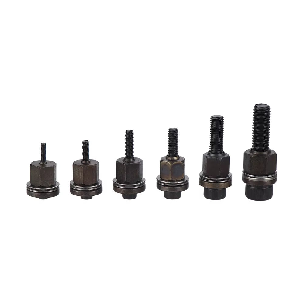 21Pcs Hand Rivet Nut Head Set Rivet Nut Tool Manual Riveter Rivnut Tool Accessory for Nuts M3 M4 M5 M6 M8 M10 M12 Simple Install