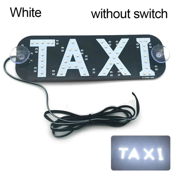 פנס מונית LED לרכב – 45 נורות SMD 2835 עם/בלי מתג