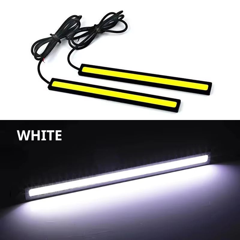 זוג פסי תאורת LED DRL לרכב – 17 ס״מ | עמידים למים