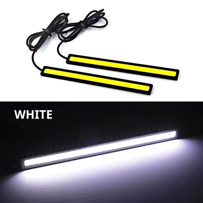 זוג פסי תאורת LED DRL לרכב – 17 ס״מ | עמידים למים