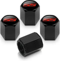 Camaro SS Logo Black Tire Stem Valve Caps