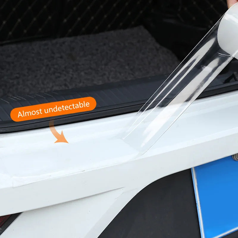Car Stickers Door Edge Protector Universal Car Door Sill Sticker anti Scratch Transparent Film Protection Style Auto Accessories