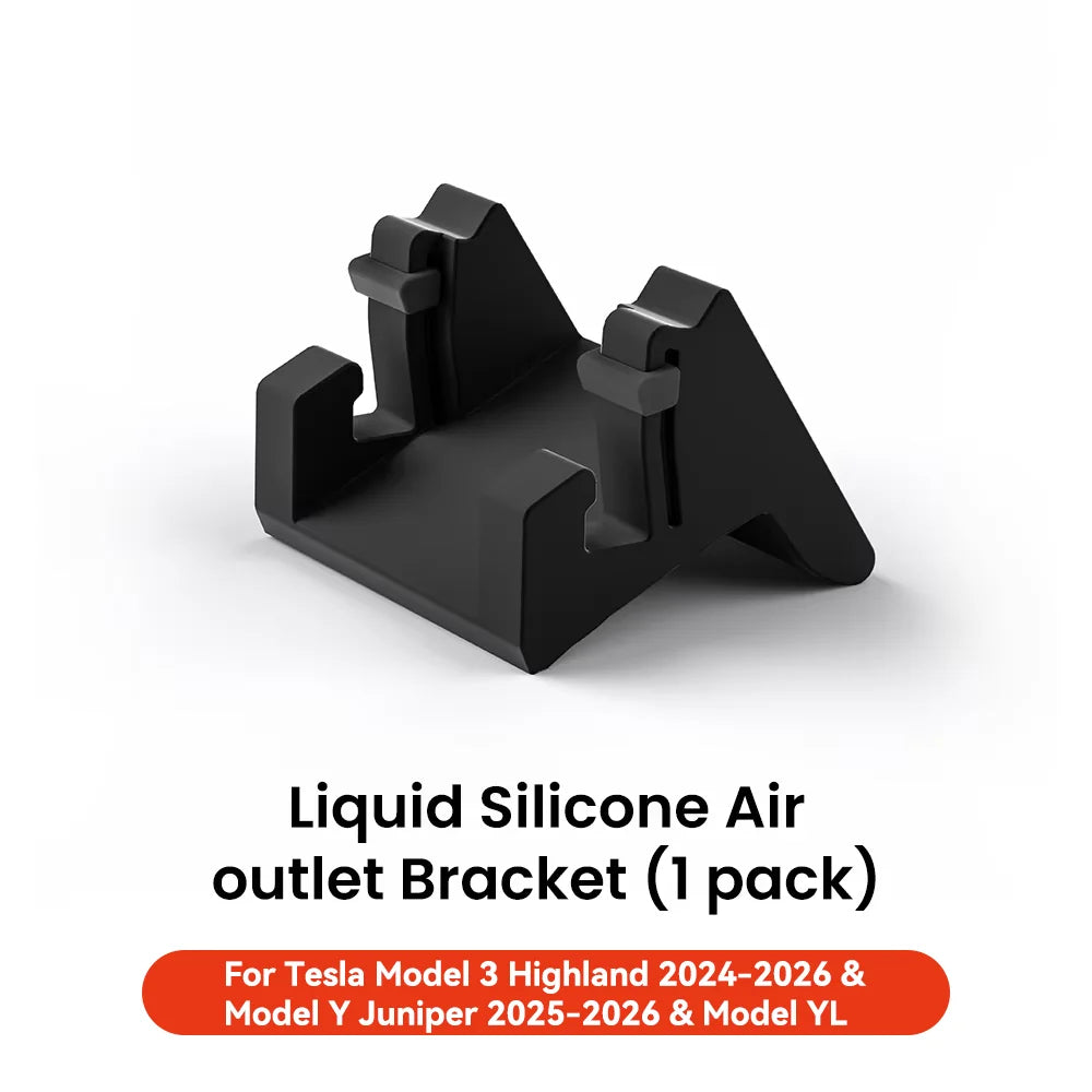 for Tesla Model 3 Y Highland Juniper Car Phone Holder Air Vent Clip Mobile Cell Phone Stand in Car Liquid Silicone Air Outle
