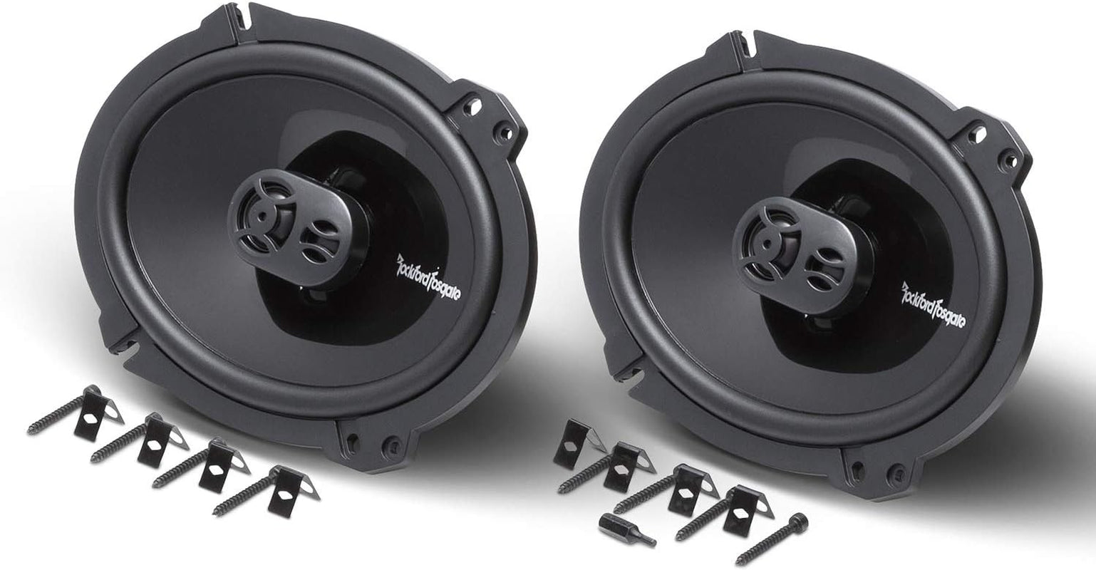 P1683 Punch 6X8 3-Way Coaxial Full Range Speakers (Pair)