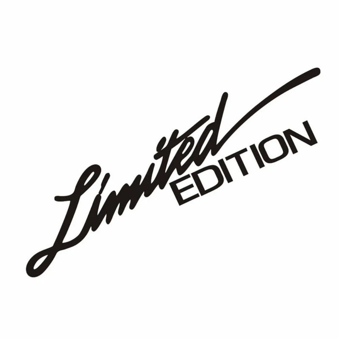 מדבקת LIMITED EDITION לרכב – ויניל לייזר מחזיר אור בעיצוב ספורטיבי