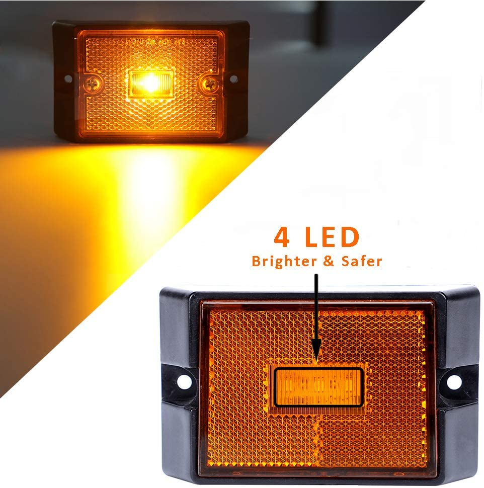 12V Submersible LED Trailer Light Kit, under 80 Inch Boat Utility | Trailer Lights and Wiring Kit for Utility Trailer, Boat Trailer, Jet Ski, Waterproof