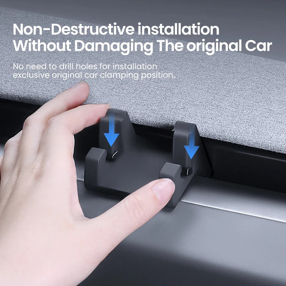 for Tesla Model 3 Y Highland Juniper Car Phone Holder Air Vent Clip Mobile Cell Phone Stand in Car Liquid Silicone Air Outle