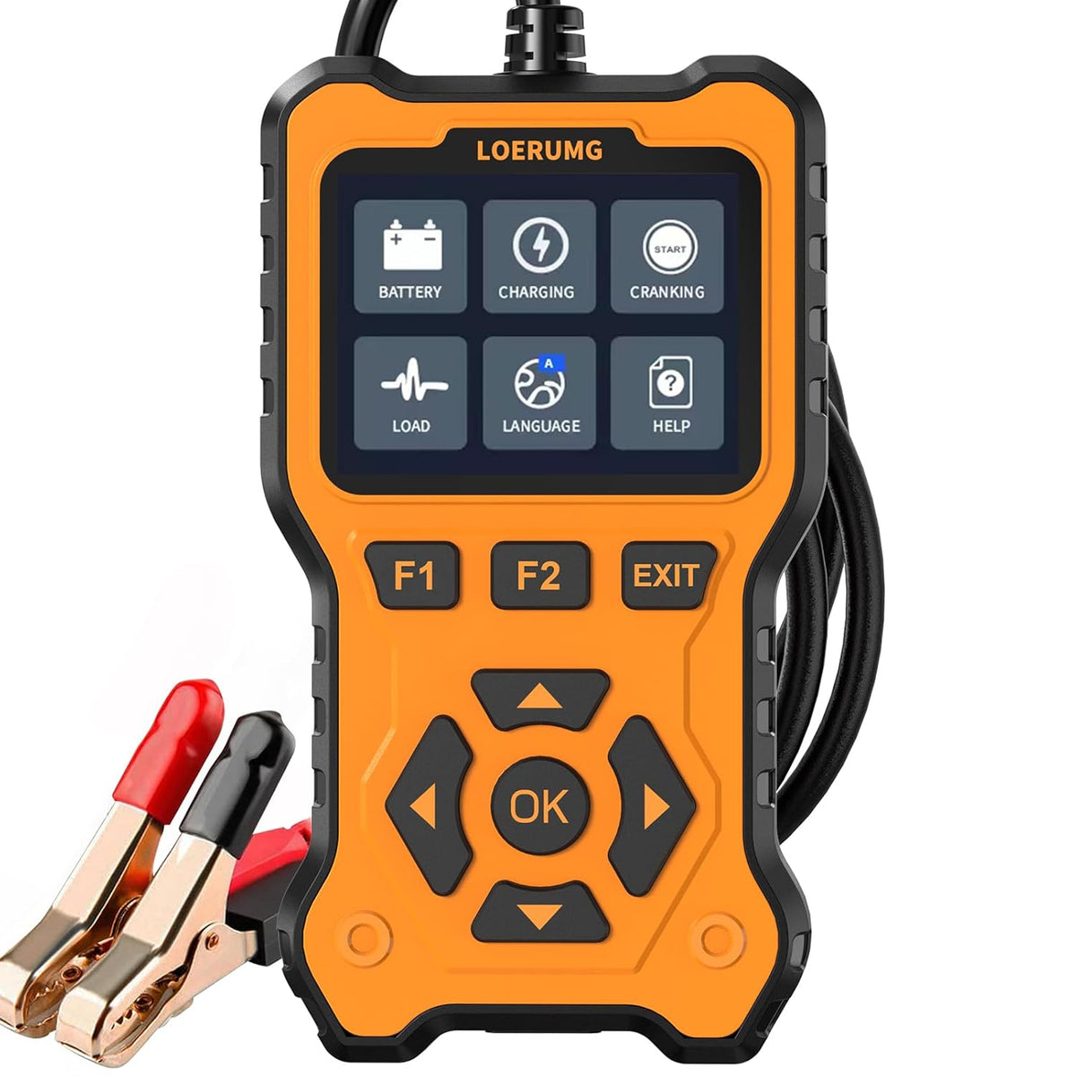 בודק מצברים דיגיטלי 12V/24V – 100–2000 CCA
