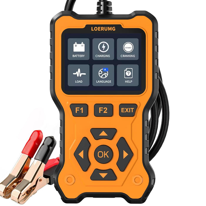 בודק מצברים דיגיטלי 12V/24V – 100–2000 CCA